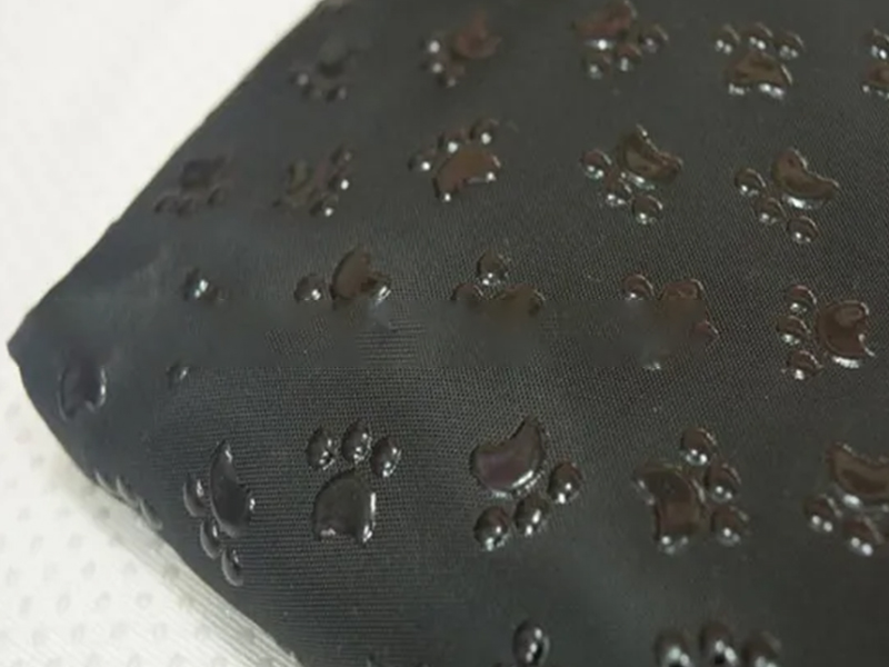 Antislipstof/Antislipstof/Polyester 210d 420d Oxford-stof met Poot PVC DOT