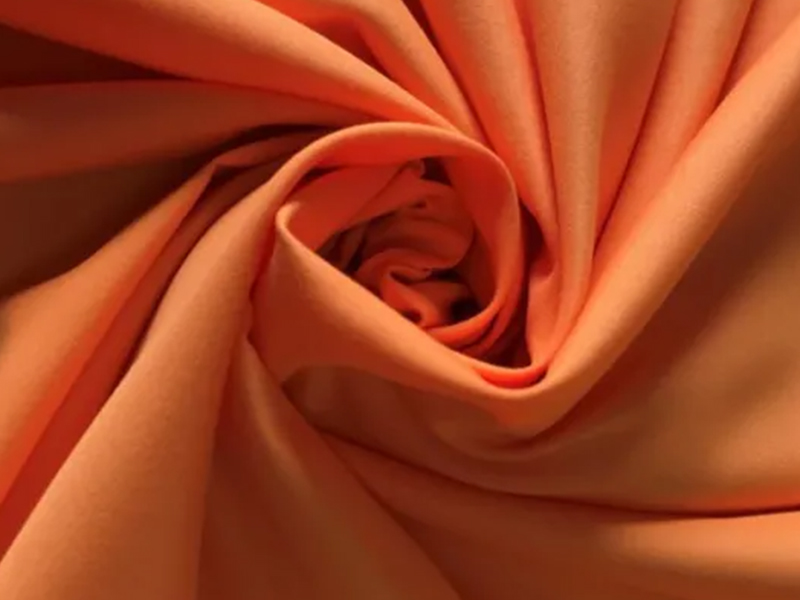 100% polyester twill geverfd perzik huid stof/microvezel stof