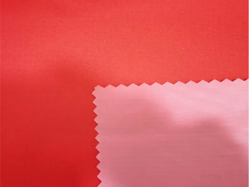 100% polyester Ribstop Pongee-stof met PVC-coating